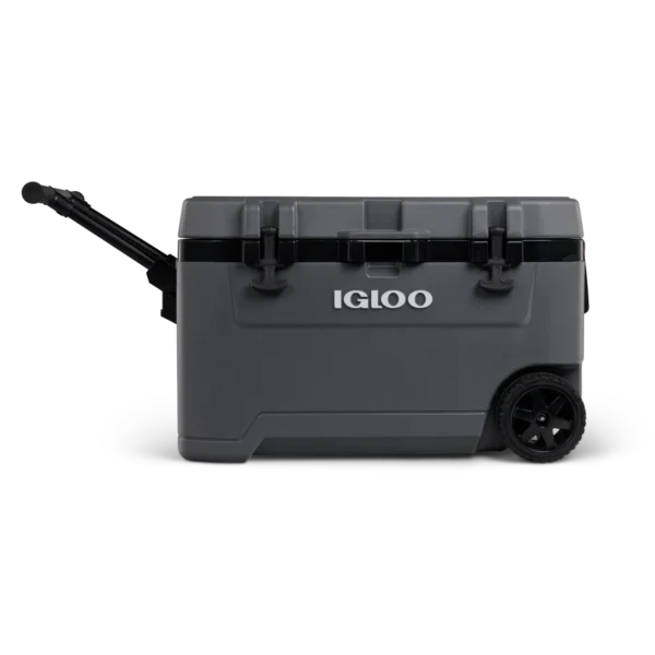 Igloo 72 QT Overland Ice Chest Cooler with Wheels, Gray